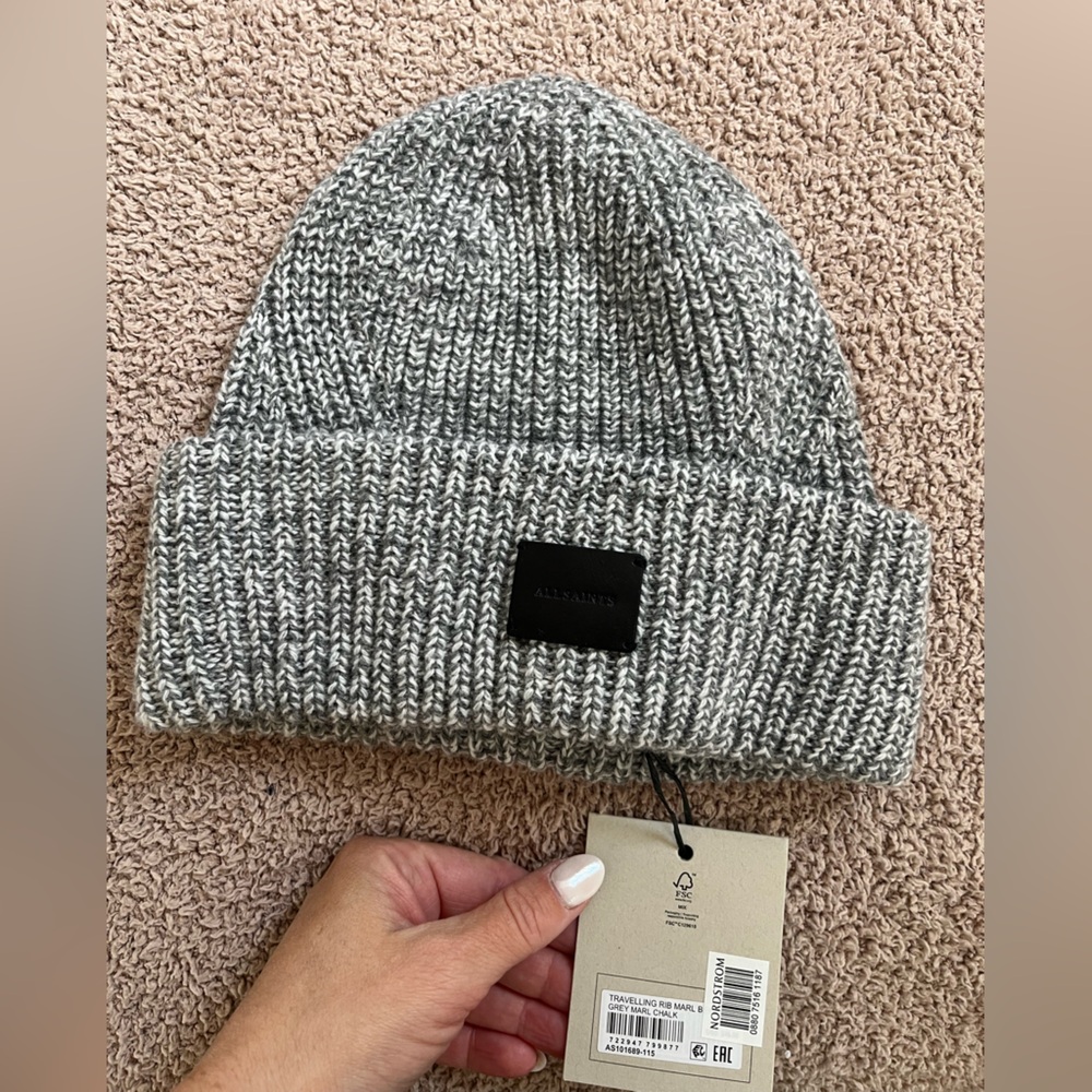 All Saints wool hat gray 
Brand new